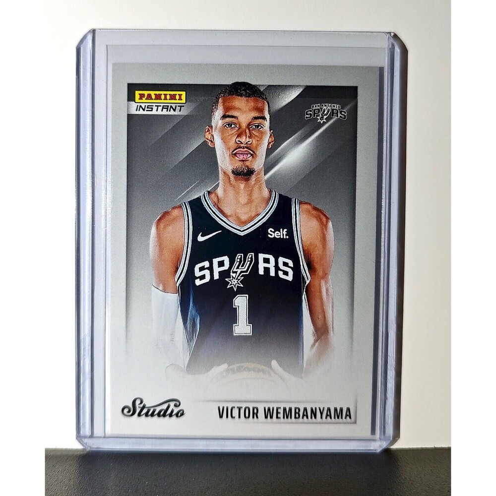 Victor Wembanyama 2024-25 Panini NBA Studio #6 Card San Antonio Spurs 1/275